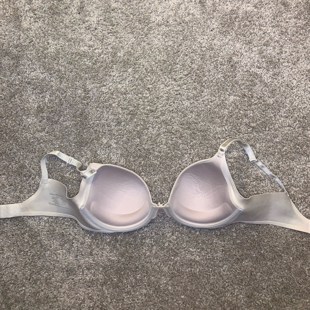 Warners Cream Floral Nylon Padded bra size 34C - Picture 7 of 9